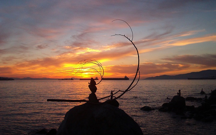 Sunset over English Bay